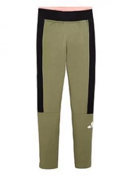 Image of Adidas Childrens Jg A Tp Tights - Green