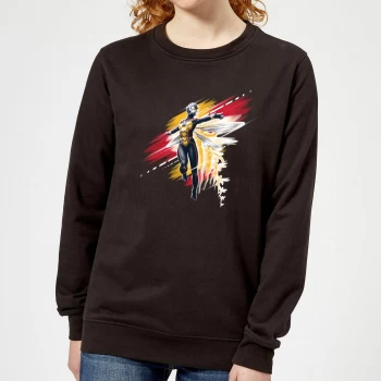 Image of Ant-Man And The Wasp Brushed Womens Sweatshirt - Black - XS