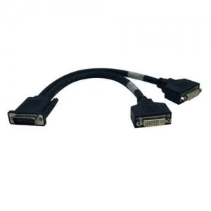 Image of Tripp Lite Dms 59 To Dual Dvi Splitter Y Cable 1ft