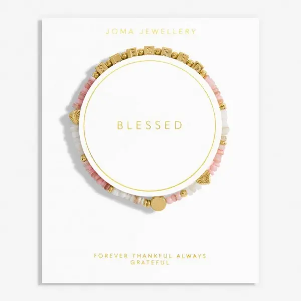 Image of Happy Little Moments Blessed Gold Plated 17.5cm Bracelet 7076