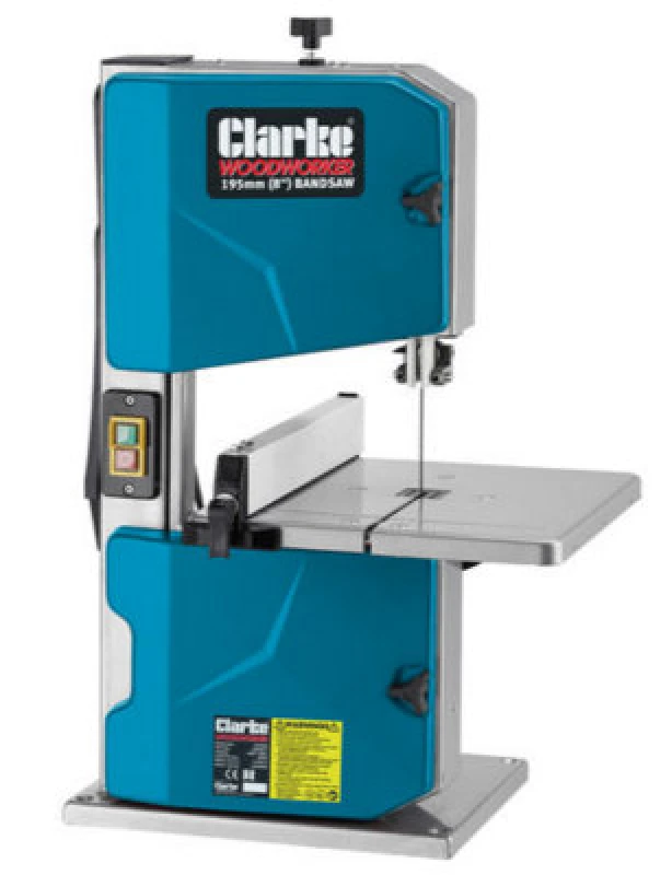 Image of Clarke Bandsaw 250W 195mm Table Saw & Blade Band Cutting Heavy Duty Cbs205