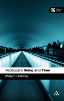 Image of Heideggers being and Time by William D Blattner Book