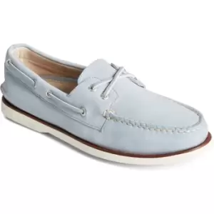 Image of Sperry Mens Gold Authentic Original 2 Eye Leather Boat Shoes UK Size 8.5 (EU 42)