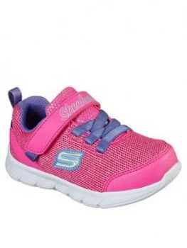Image of Skechers Toddler Comfy Flex Trainer - Pink, Size 5 Younger