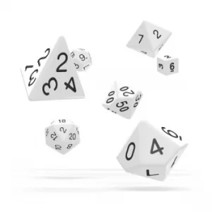 Image of Oakie Doakie Dice RPG Set (Solid White)