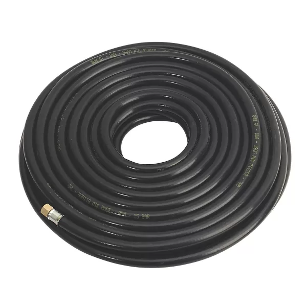 Image of Genuine SEALEY AH30RX Air Hose 30mtr x Ø8mm with 1/4BSP Unions Heavy-Duty