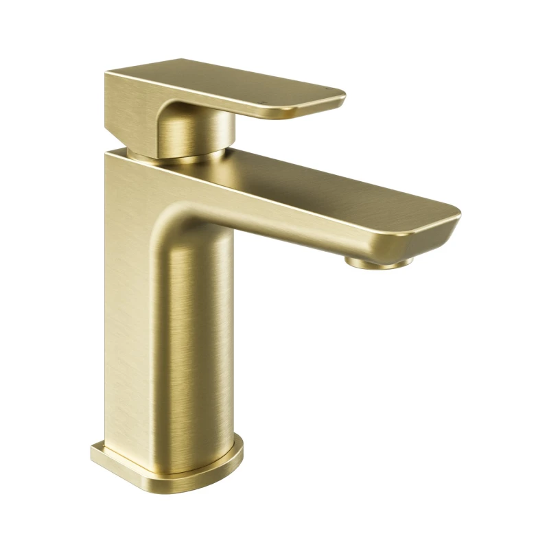 Image of Brushed Brass Mono Basin Mixer - Zana T730002-PG