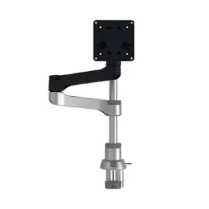 Image of R-Go Zepher 4 C2 Single Monitor Arm Desk Mount Black/Silver RGOVLZE4SI