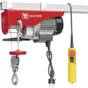 Image of Holzmann Maschinen ESZ250D_230V Electric block and tackle Load capacity (incl. pulley) 250 kg Load capacity (without pulley) 125 kg