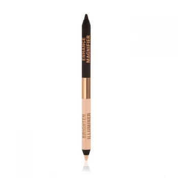 Image of Charlotte Tilbury Super Nudes Eye Liner Duo - NUDE/BROWN
