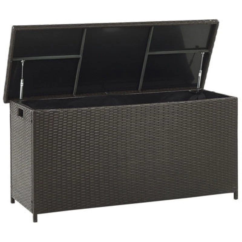 Image of Beliani Storage Box Modena 126cm 46cm Brown