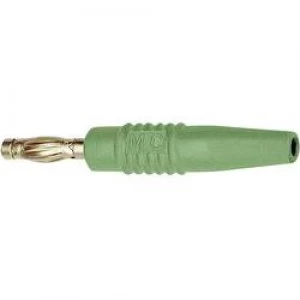Image of Straight blade plug Plug straight Pin diameter 4mm Green Staeu