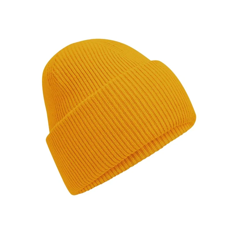 Image of Beechfield Beechfield Men Classic Deep Cuffed Beanie in Mustard Mustard One Size Male 5063425806768