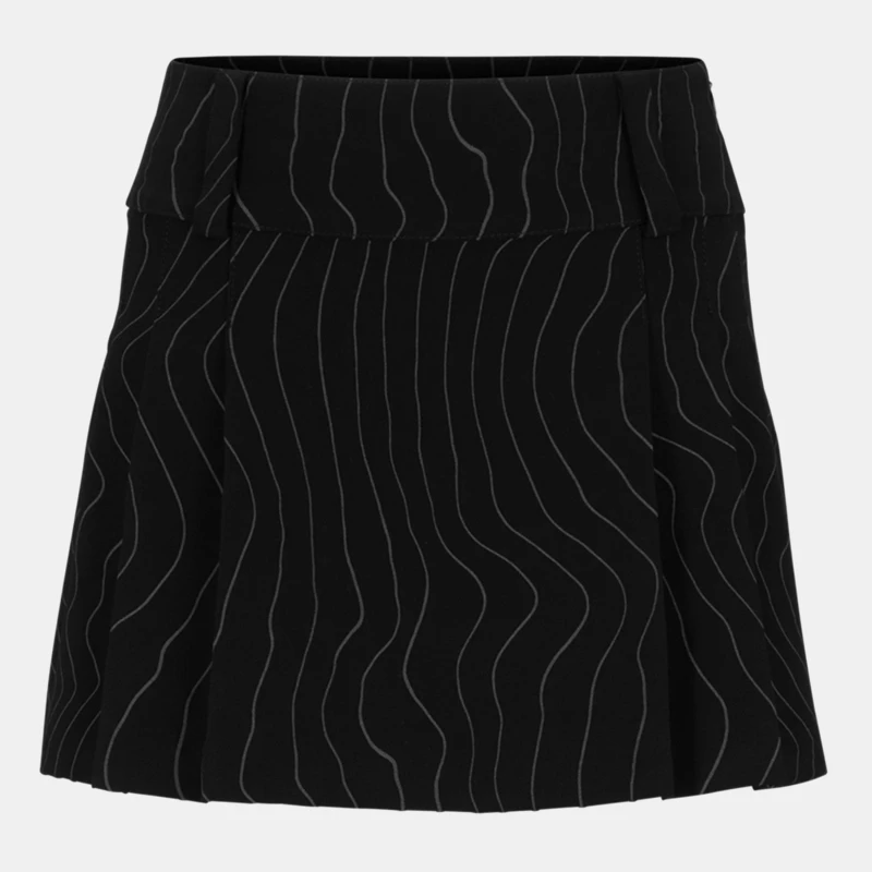 Image of Hugo X Bella Poarch Pinstripe Mini Skirt Open Misc female 4 (XXS)