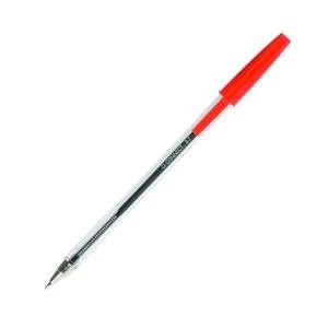 Image of Q-Connect Ballpoint Pen Medium Red Pack of 50 KF26041