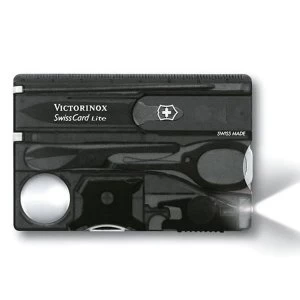 Image of Victorinox SwissCard Lite Translucent Blue Blister Pack