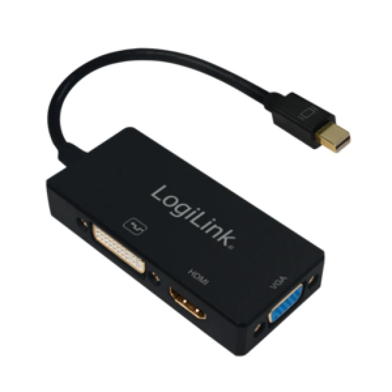 Image of LogiLink CV0110 video cable adapter 0.15 m Mini DisplayPort VGA + HDMI