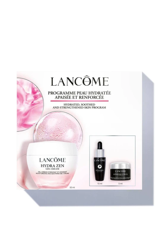 Image of Lancome Womens Hydra Zen Gel Cream 50ml Set, Skincare Gift Set in Misc Misc Female