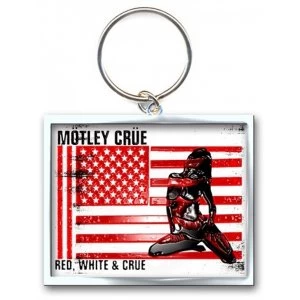 Image of Motley Crue - Red, White & Crue Standard Keychain