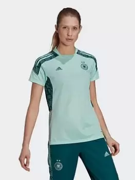 Image of adidas Germany Training Jersey, Light Green Size M Women