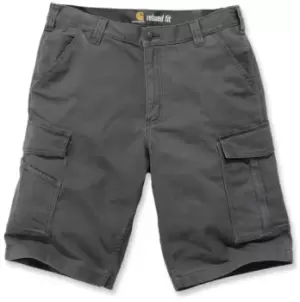 Image of Carhartt Rugged Flex Rigby Cargo Shorts, black, Size 42, black, Size 42