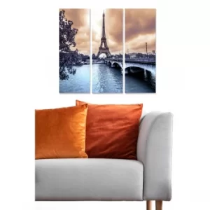 Image of MDF231926512 Multicolor Decorative MDF Painting (3 Pieces)