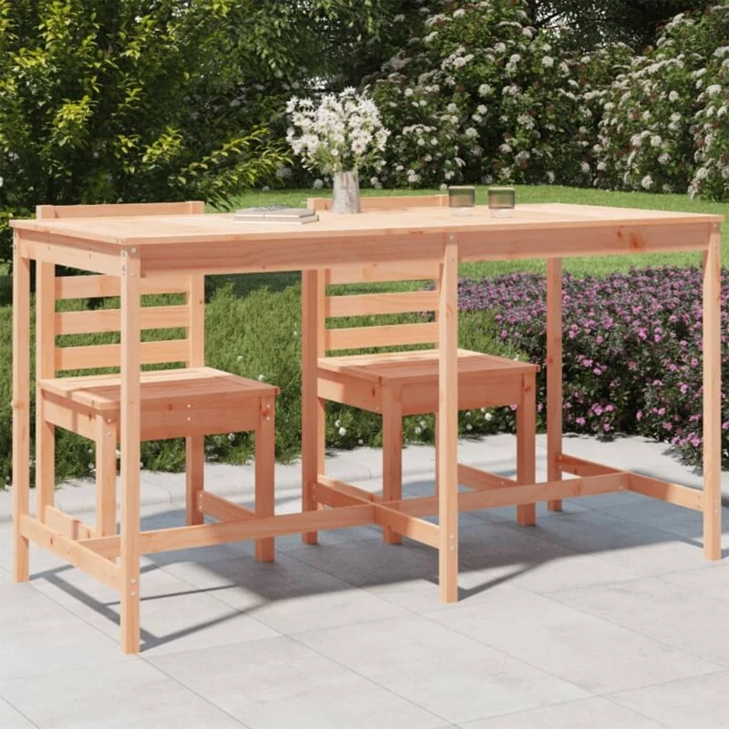 Image of JINLEFU Garden Table 203.5x90x110cm Solid Wood Douglas vidaXL JRVDZX-824107_DE