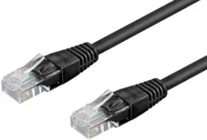 Image of Goobay RJ-45, Cat 6, 1.5m networking cable Black Cat6