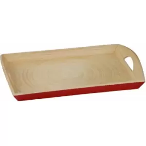 Image of Kyoto Red Rectangular Serving Tray - Premier Housewares