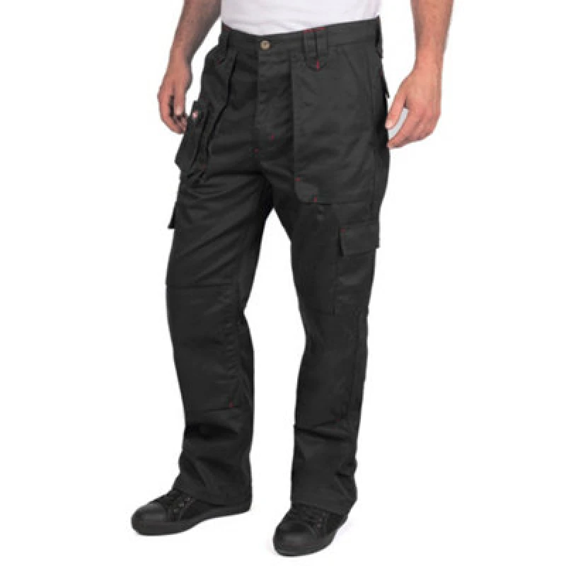 Image of Lee Cooper Workwear Lee Cooper Workwear Men Multi Pocket Trouser in Black Size: 32S Black 32S Male 5050217221205