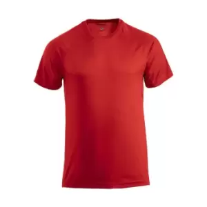 Image of Clique Mens Premium Active T-Shirt (S) (Red)
