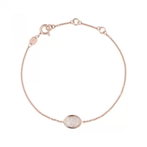 Image of Ladies Links Of London Sterling Silver Diamond Essentials Bracelet