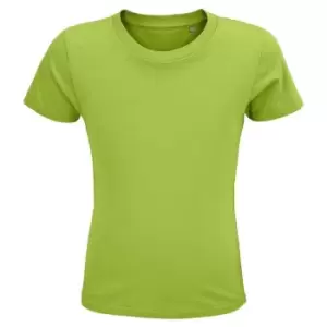 Image of SOLS Childrens/Kids Crusader Organic T-Shirt (6 Years) (Apple Green)
