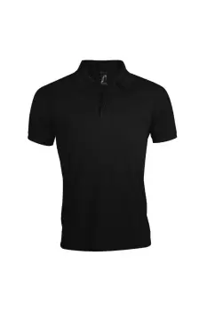 Image of Prime Pique Plain Short Sleeve Polo Shirt