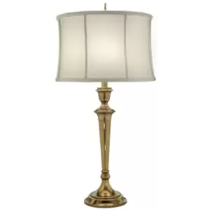 Image of Elstead Syracuse - 1 Light Table Lamp Burnished Brass, E27