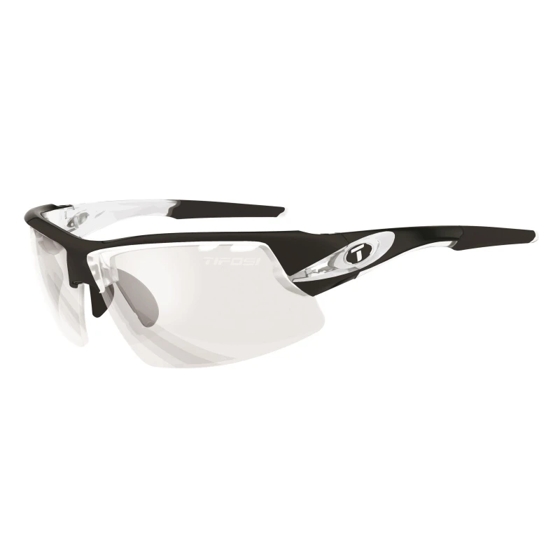 Image of Tifosi Crit Fototec Light Night Lens Sunglasses Crystal Black unisex One Size