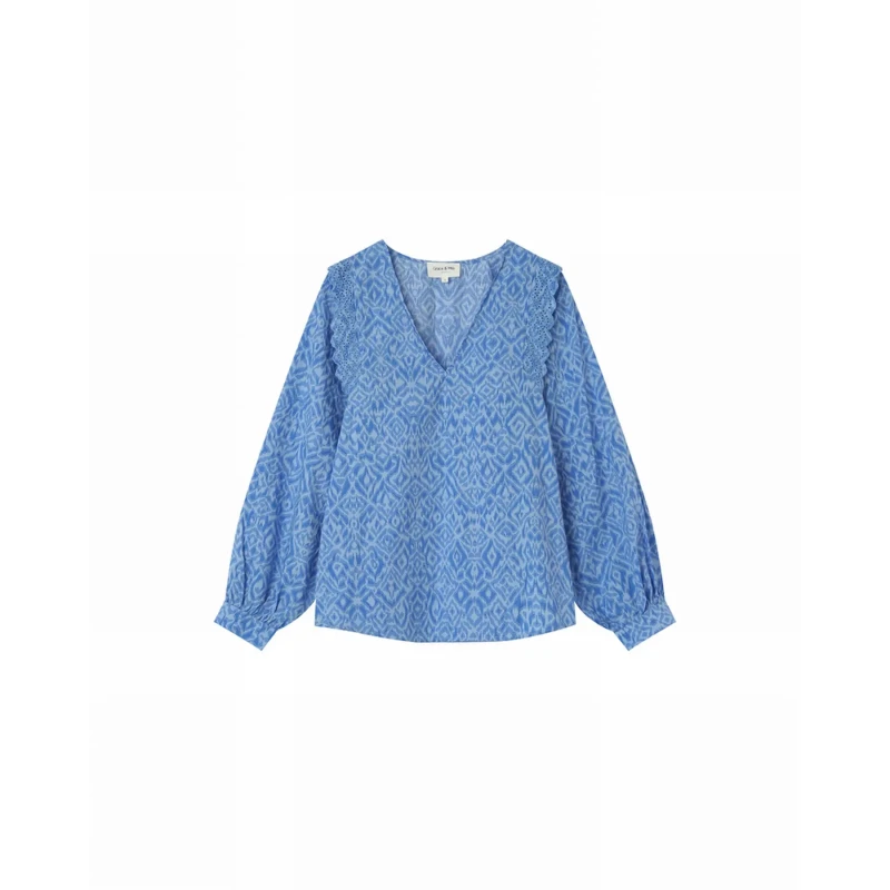 Image of Grace & Mila Womens blouse Grace & Mila Geza Bleu Female M