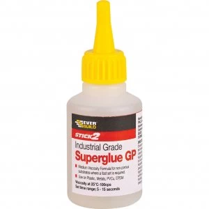 Image of Everbuild Industrial General Purpose Super Glue 50ml