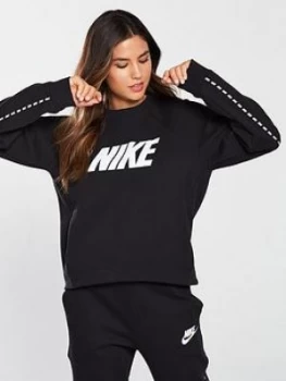 Image of Nike Sportswear Optic Crew Sweat Black Size XL Women