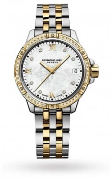 Image of Raymond Weil Womens Tango Two-Tone Steel Bracelet Watch