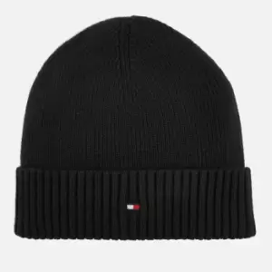 Image of Tommy Hilfiger Essential Flag Cotton Beanie