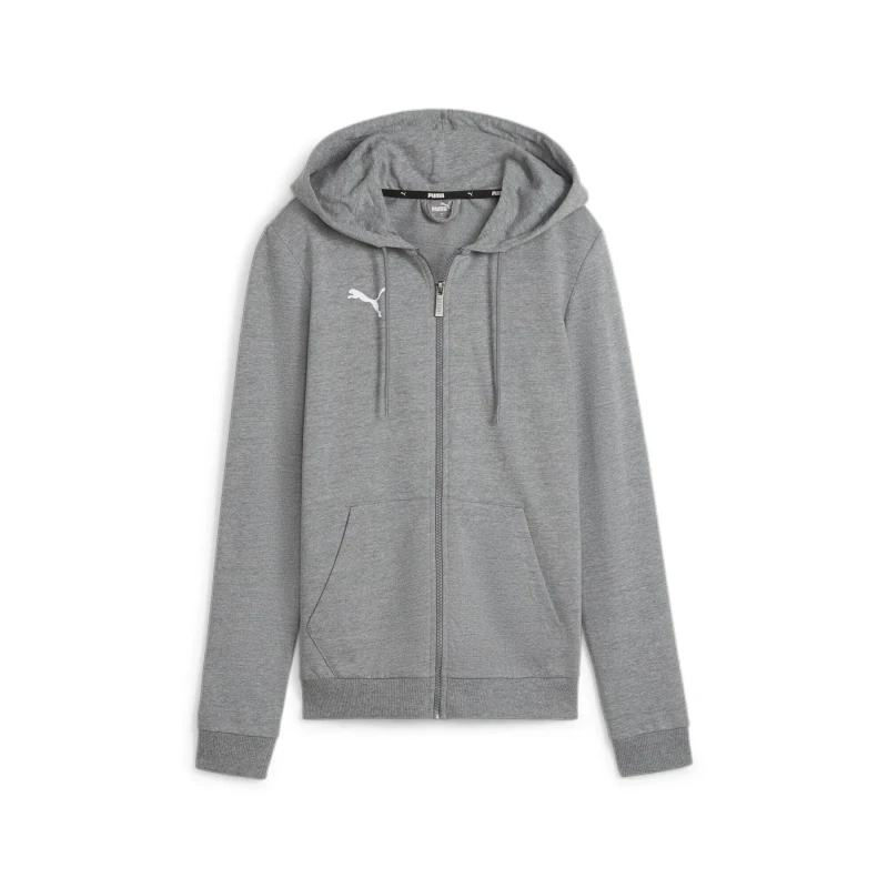 Image of Puma Womens hooded sweatshirt Puma Team Goal 23 Gris Female 2XL