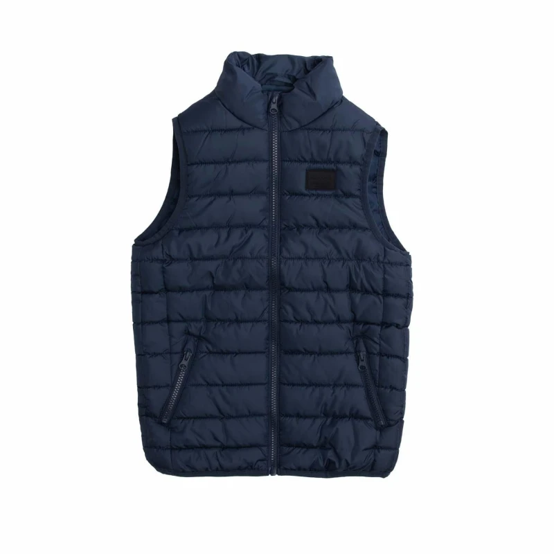 Image of Jack and Jones Wing Body Warmer Gilet - Blue Blue 7 - 8 Years