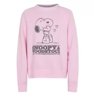 Image of Marc Jacobs Girls Snoopy Sweatshirt - Pink