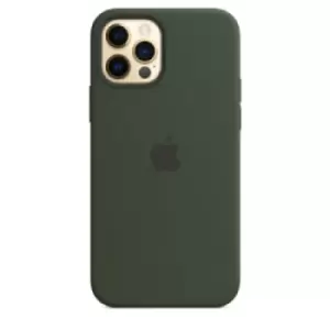 Image of Apple Official Silicone Case with MagSafe Brand New - Cyprus Green - iPhone 12 / 12 Pro