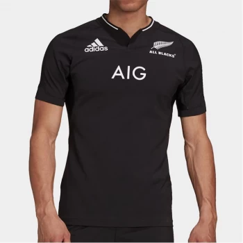 Image of adidas New Zealand Test Shirt 2021 - Black