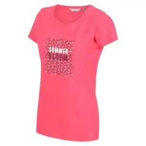 Image of Regatta Womens Breezed II T-Shirt - Tropicl Pink