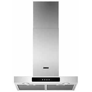 Image of Zanussi ZFT516X 60cm Flat Chimney Cooker Hood