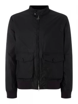 Image of Mens Barbour Hagart Wax Jacket Black
