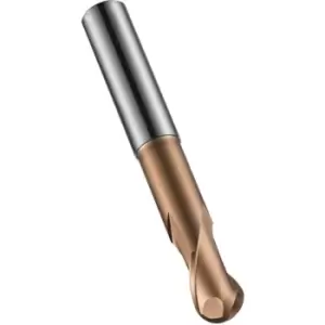 Image of S531 8.00MM Carbide 2 Flute Long Reach Ball Nosed Slot Drill TiSiN Coated